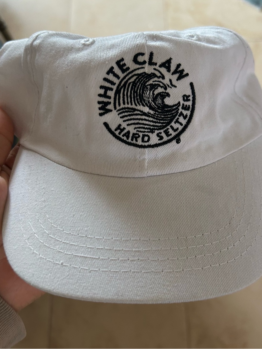 Embroidered white claw seltzer White Mens Cap #96